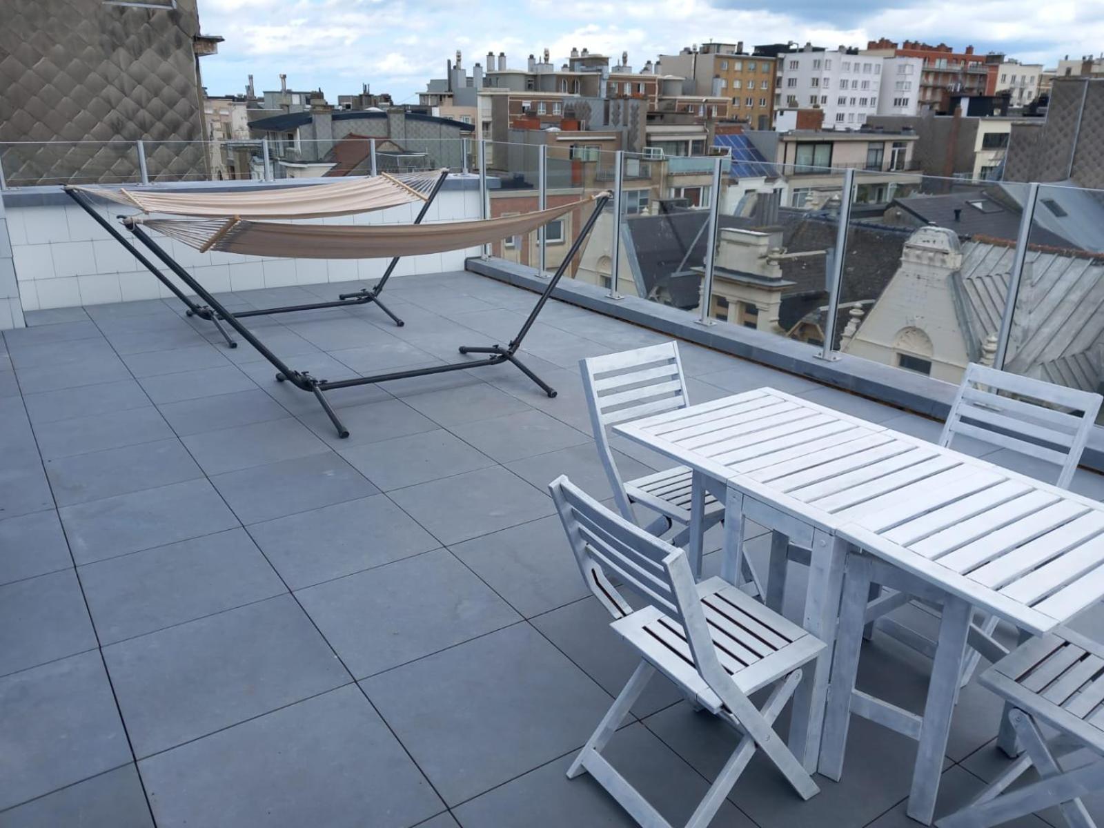 Gezellig Centraal Gelegen Penthouse Oostende Apartment Екстериор снимка